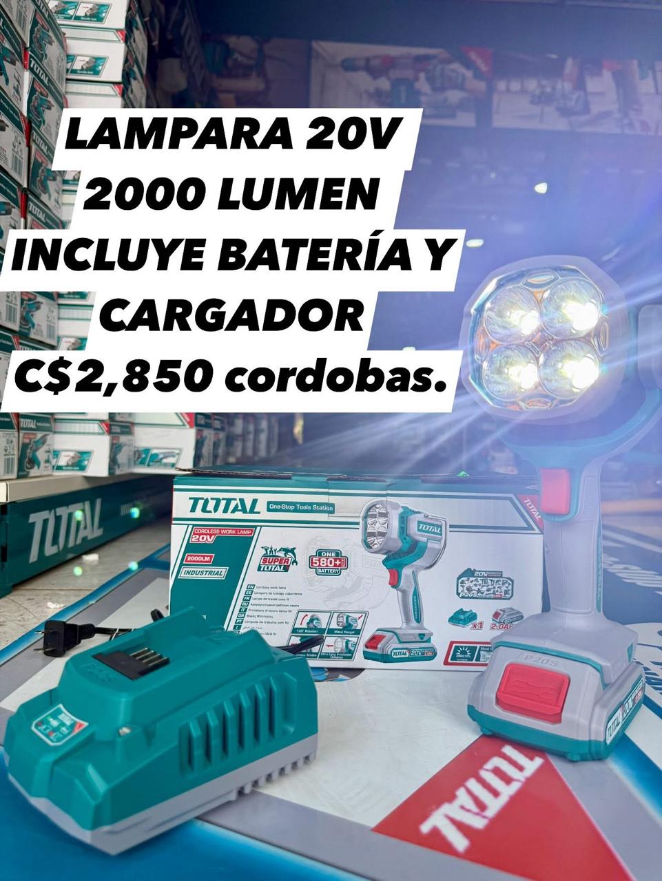 LAMPARA DE TRABAJO INALAMBRICA UTWLI20881